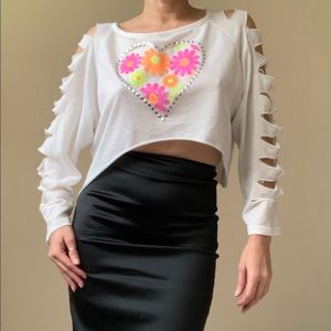 Blush Distressed T-Shirt (Gift with Purchase)